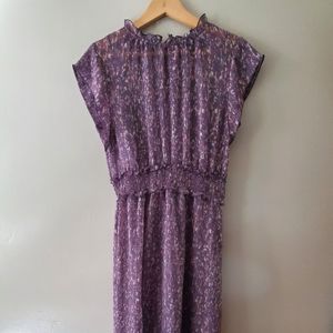 Purple high low Simply Vera Wang Medium dress